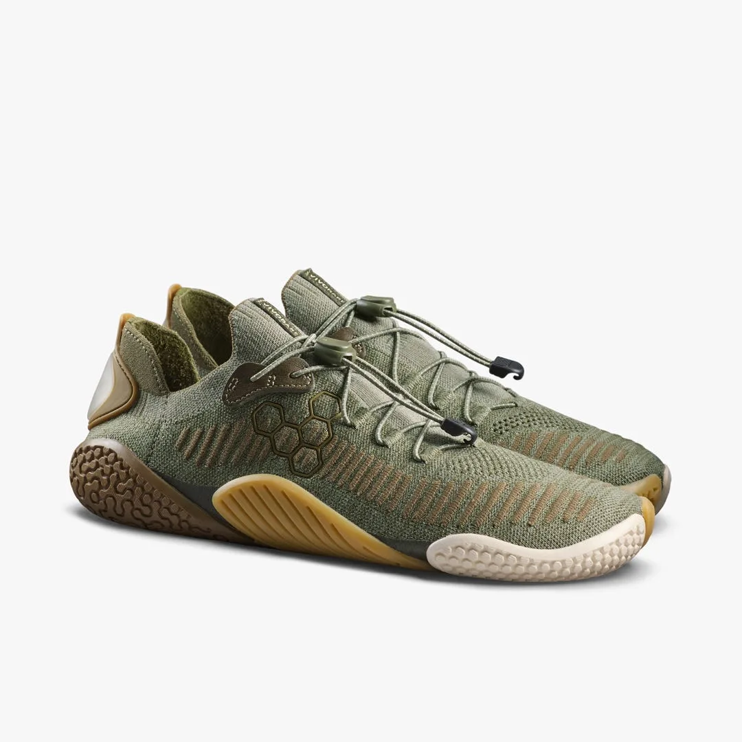 Кроссовки Vivobarefoot Motus Flex Natural — мужская модель, мшисто-зелёный, фото 4