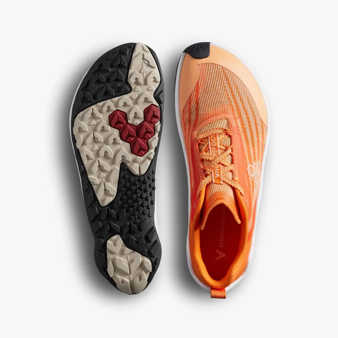 Кроссовки Vivobarefoot Primus Trail Flow — мужская модель, оранжевый, фото 2