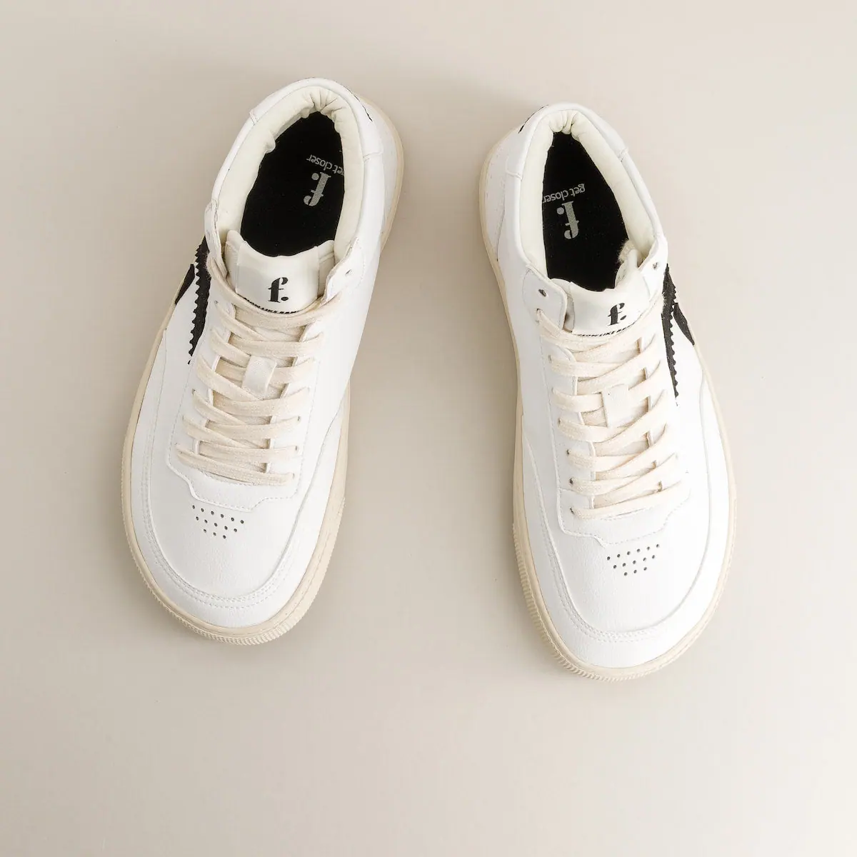 Босоногие кроссовки Fleeters Bamboo — белый и чёрный, фото 6