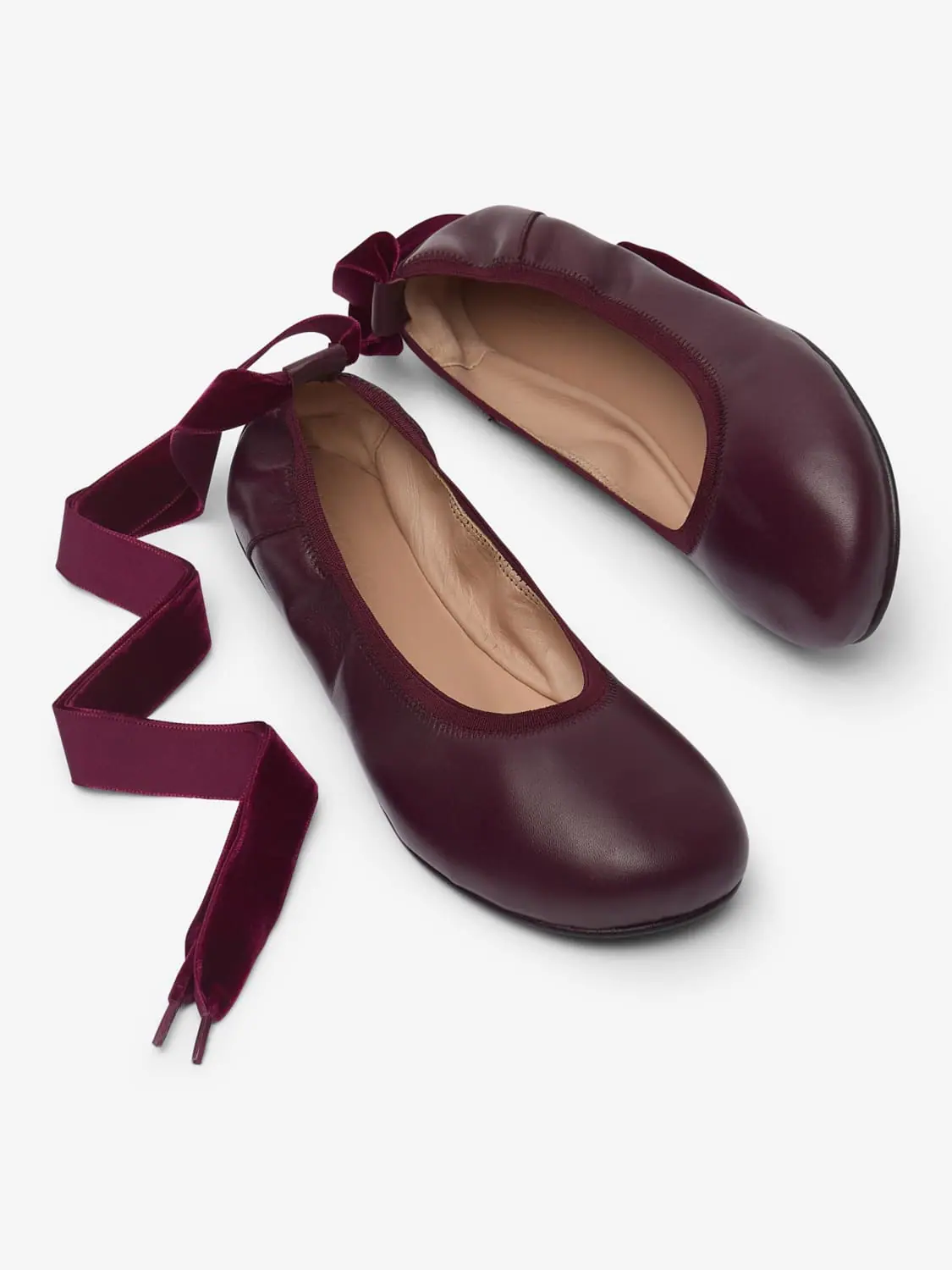 Босоногие балетки Libertas Barefoot Classic — бордовый — фото 1 из 8