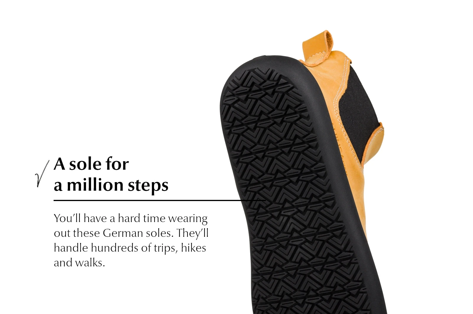 Ботинки Ahinsa Chelsea 2.0 Barefoot — горчичный, фото 4