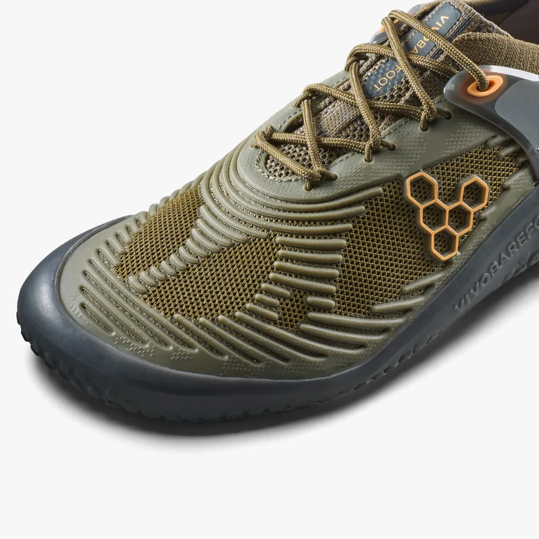 Кроссовки Vivobarefoot Motus Strength II — женская модель, тёмно-оливковый, фото 5