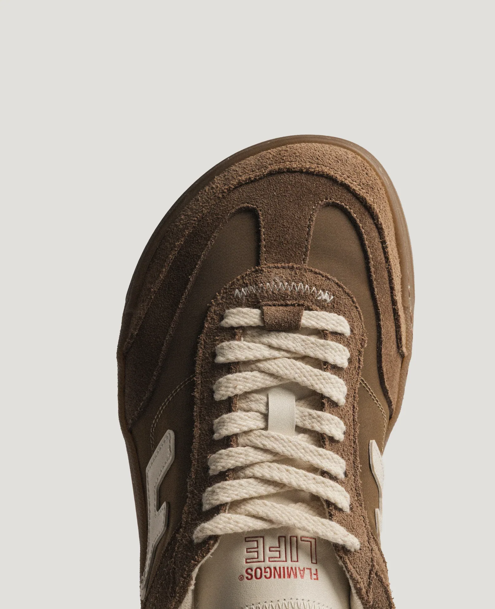 Босоногие кроссовки Flamingos’ Life Zero Tennis — каштановый, фото 3